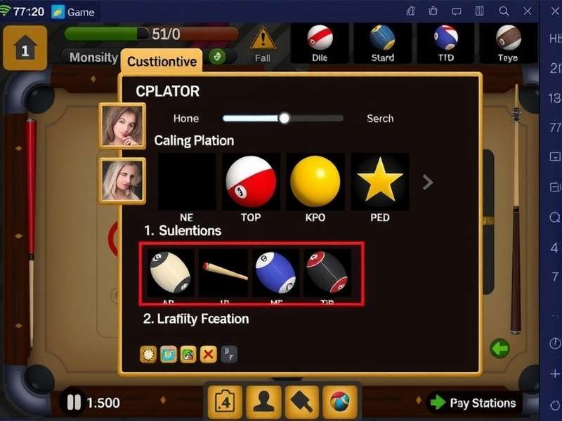 Cue Wizard India Game Screenshot